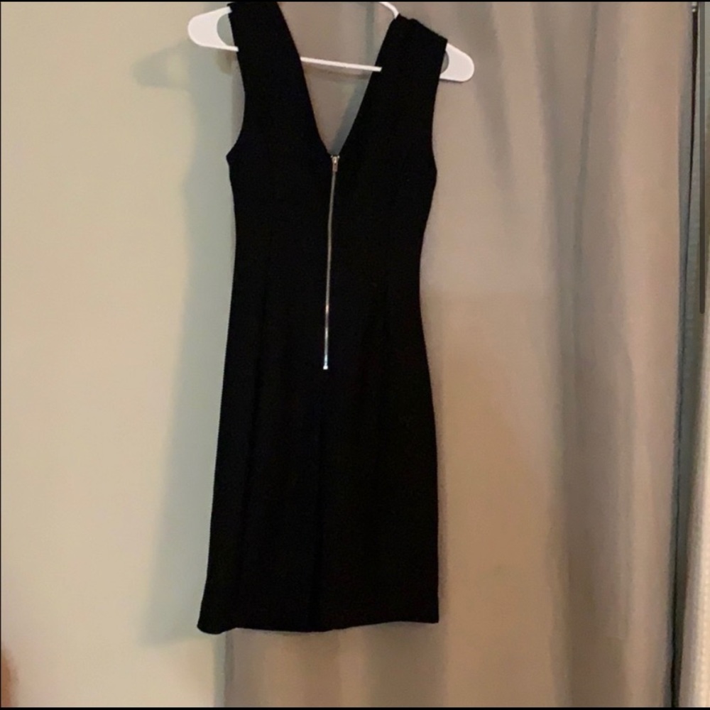 Zipper Back Mini Dress - Picture 2 of 4